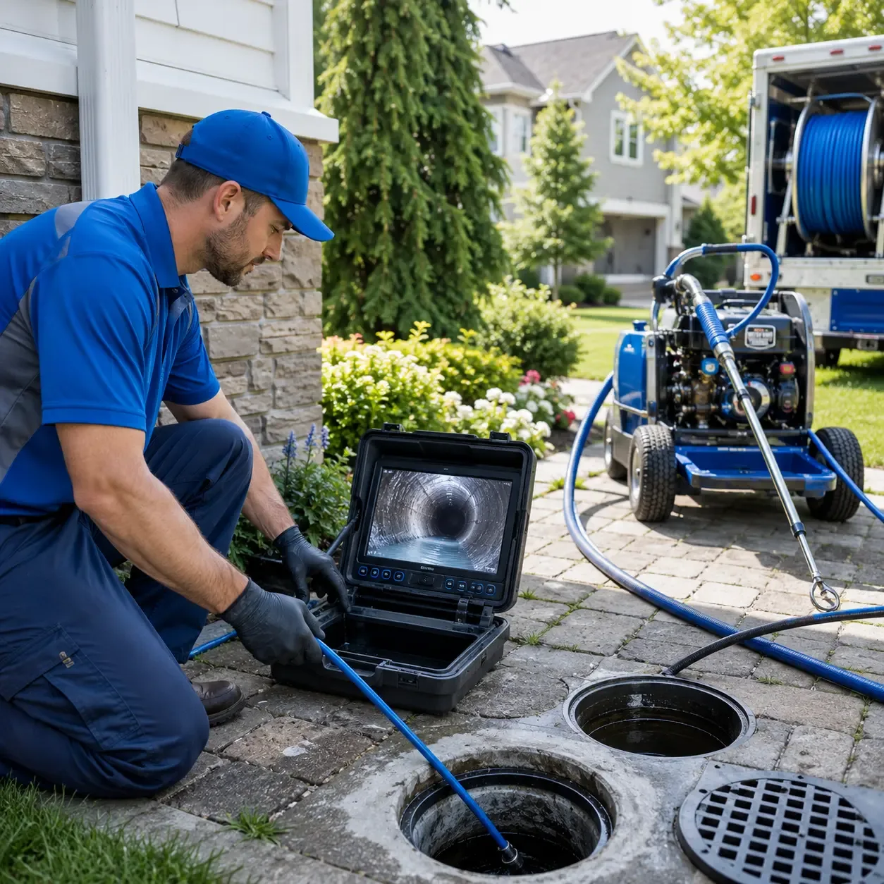 Outdoor drain cleaning professionals serving Brookhaven, NY